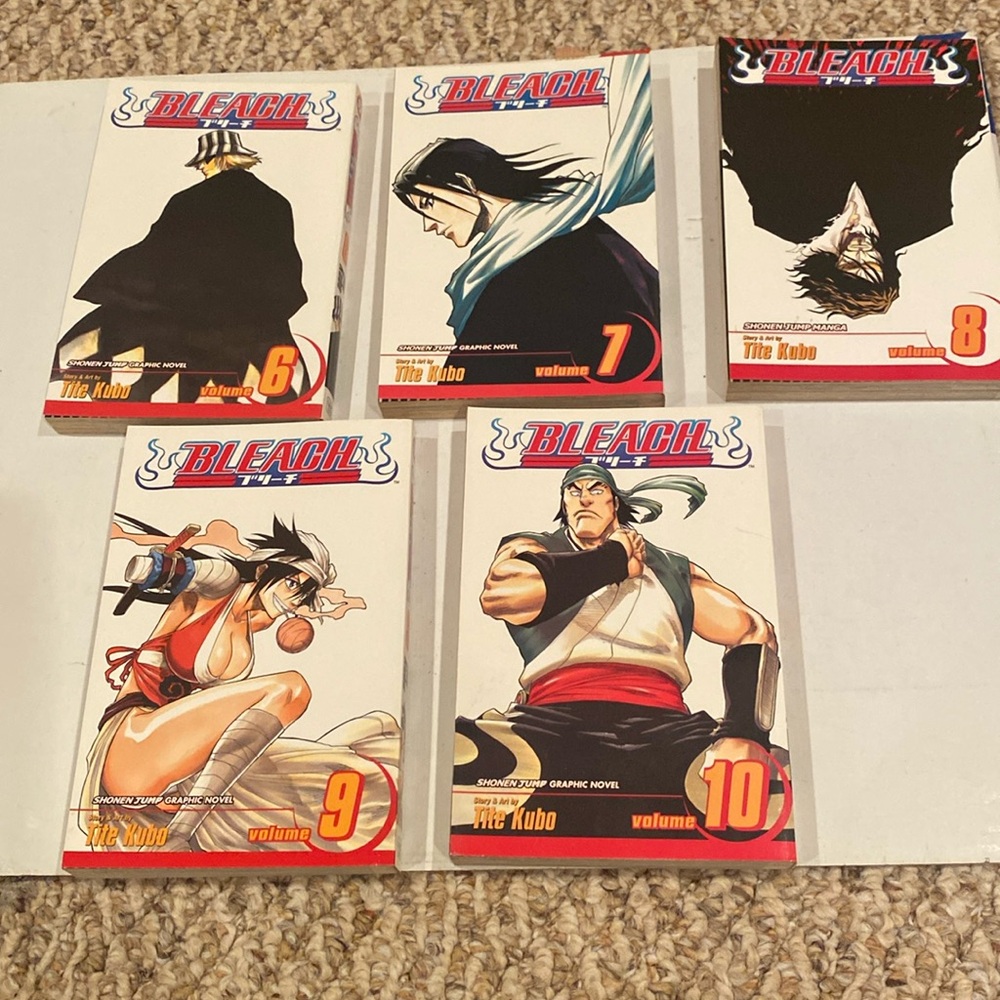 Bleach Manga Paperbacks - Volumes 6 - 10